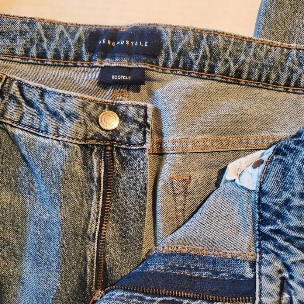 Men's Aeropostale Denim Jeans - 40x30 - Bootcut - Stretch - New With Tags